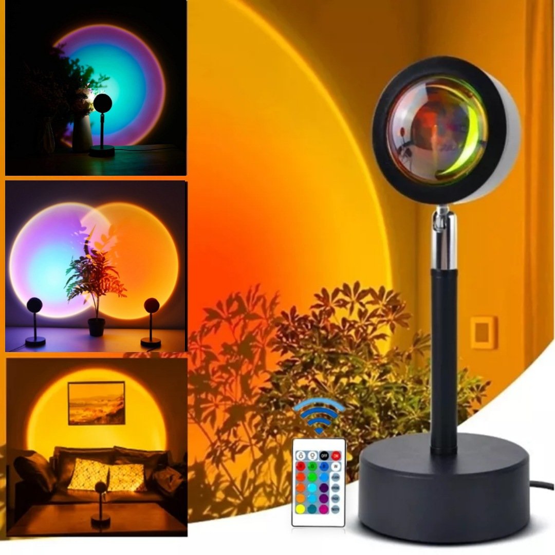 Remote Control RGB Sunset Lamp 