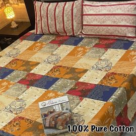 100% Pure Cotton Bedsheet (Design 6)