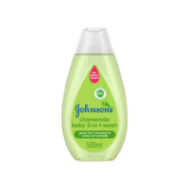 JOHNSONS BABY WASH CHAMOMIL 3IN1 500ML