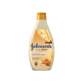 JOHNSONS VITA-RICH OIL INFUSION BODY WASH 400ML