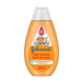 JOHNSONS BABY BUBBLE BATH&WASH 300ML