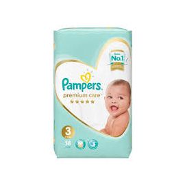 PAMPERS PREMIUM CARE MIDI MEGA PACK 58S