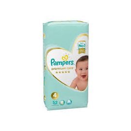 PAMPERS PREMIUM S4 MEGA 52PCS