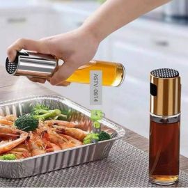 Glass Oil Spray Bottle Pump For Oil Control Kitchen Olive Oil Sprayer Pot Bottle Dispenser