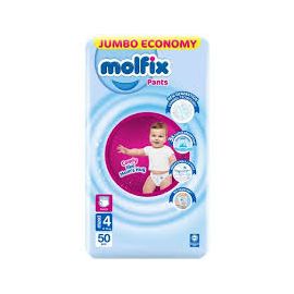 MOLFIX PANTS MAXI 4 50PCS 9-14KG JUMBO ECONOMY