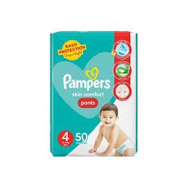 PAMPERS SKIN COMFORT PANTS 50PCS S4