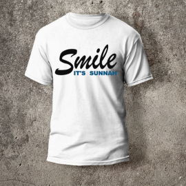 Islamic Quotes T-Shirts (Smile Its Sunnah) Best Islamic Quotes