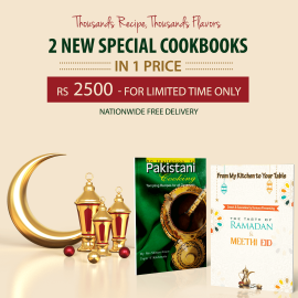 2 New Special Books in 1 Price-Pakistani Cooking & The Taste of Ramdan & Eid Book By Sumera Anwer