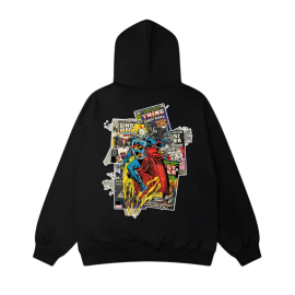 Ghost Rider Comic Style Oversized Hoodie