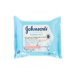 JOHNSON CLEANSING MICELLAR NORMAL/COMBINATION SKIN WIPES 25S