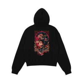 Eren Yeager Oversized Hoodie with bold Attack on Titan-inspired design and relaxed fit for anime fans.