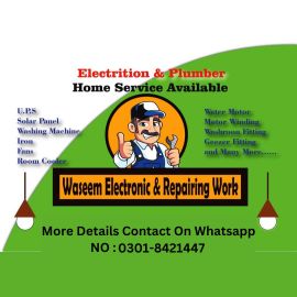 Electrician And Plumber (Home Service Avaliable)