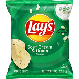 LAYS SOUR CREAM & ONION 1 OZ