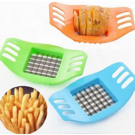 Easy To Cut Vegetable Steel Potato French Fries Chips Slicer Cutter Slicers Chopper Chips Making Tool Potato Cutting Tool