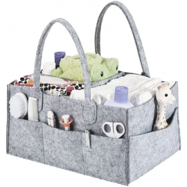 Diaper Caddy Organizer, Baby Diaper Caddy, Nursery Storage Basket Bin And Car For Diapers And Baby Wipes, Nappy Bags For Mom, Toys Storage For Child