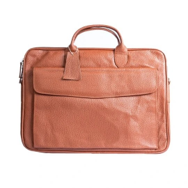 Slim Leather Laptop Bag