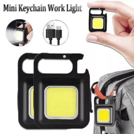 Multifunction 500 Lumens Mini Pocket Cob Led Portable Keychain