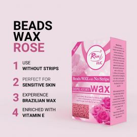 Rivaj UK - Beads Wax (Rose) 150 gms