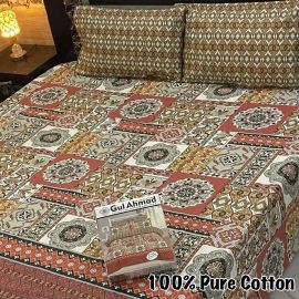 100% Pure Cotton Bedsheet (Design 9)