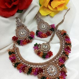 Artificial jewelry kohinor necklace