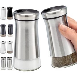 Glass 2 pieces Salt And Pepper Shakers Salt Dispenser Namak Dani