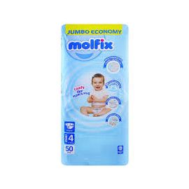 MOLFIX DIAPER MAXI 4 50PCS 7-14KG JUMBO ECONOMY