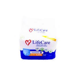 LIFECARE ADULT PULL-UPS DIAPER XXL 10S