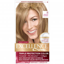 LOREAL EXCELLENCE HAIR COLOR NO 8