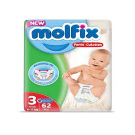 MOLFIX PANTS MEDIUM 60PCS 6-11KG