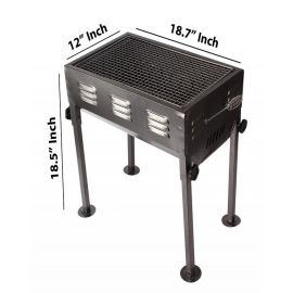 BBQ GRILL WITH STAND AND COOKING PLATE Outdoor Barbecues