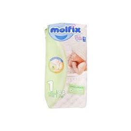 MOLFIX DIAPER NO-1 NEWBORN 2-5KG 44PCS