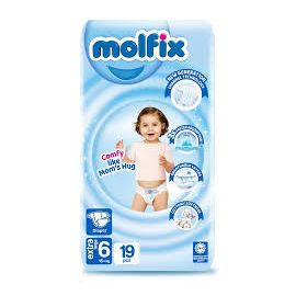 MOLFIX DIAPER XL 19PCS 15+KG