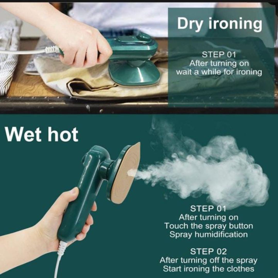 Portable mini ironing machine