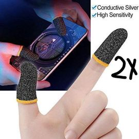 Pack 2 Pair = 4 Glove Pubg Thumb Gloves Finger Sleeve Trigger Triger For All Games