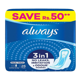 ALWAYS MAXI THICK EXTRA LONG 26PADS