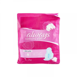 ALWAYS COTTONY SOFT 6PCS LONG