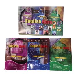 Spoken English Guru Complete Course Kit (Set of Three Books 1 DVD)