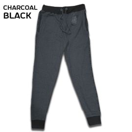 Men's French Terry Trousers (Charcoal Black)