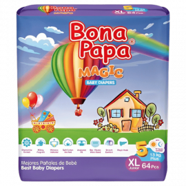 BONA PAPA MAGIC BABY DIAPER XL 64PCS NO.5