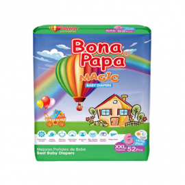 BONA PAPA MAGIC BABY DIAPERS XXL 52PCS