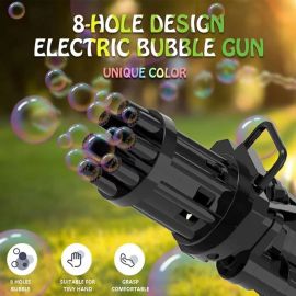 Kids Massive Automatic Gatling Bubble Machine Gun (8holes)