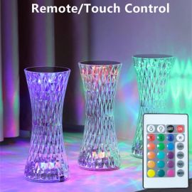 Diamond Table Lamp 16 Colors Touch Remote Control