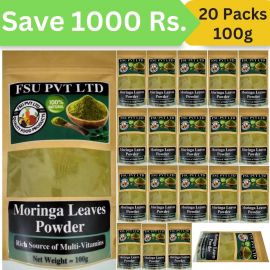 FSU Moringa Leaves Powder (100g) Per Bag| Pack of 20