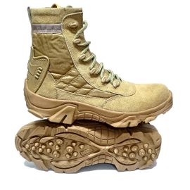 Delta Men Tactical Military Combat Outdoor Hiking Boots Beige