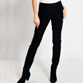 Denim ladies black style jeans