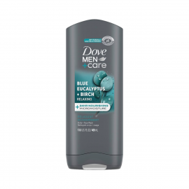 DOVE MEN CARE BODY + FACE WASH BLUE EUCALYPTUS BIRCH 400ML