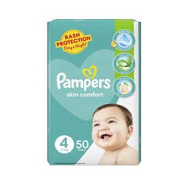 PAMPERS SKIN COMFORT 50PCS DAIPERS S4