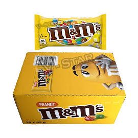 M&M peanut box 24pcs 45g