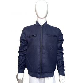 Men's Navy Blue Wool Jacket | Winter Wool Jacket | Kurtaas Men | Winter Jacket | Blue Jacket