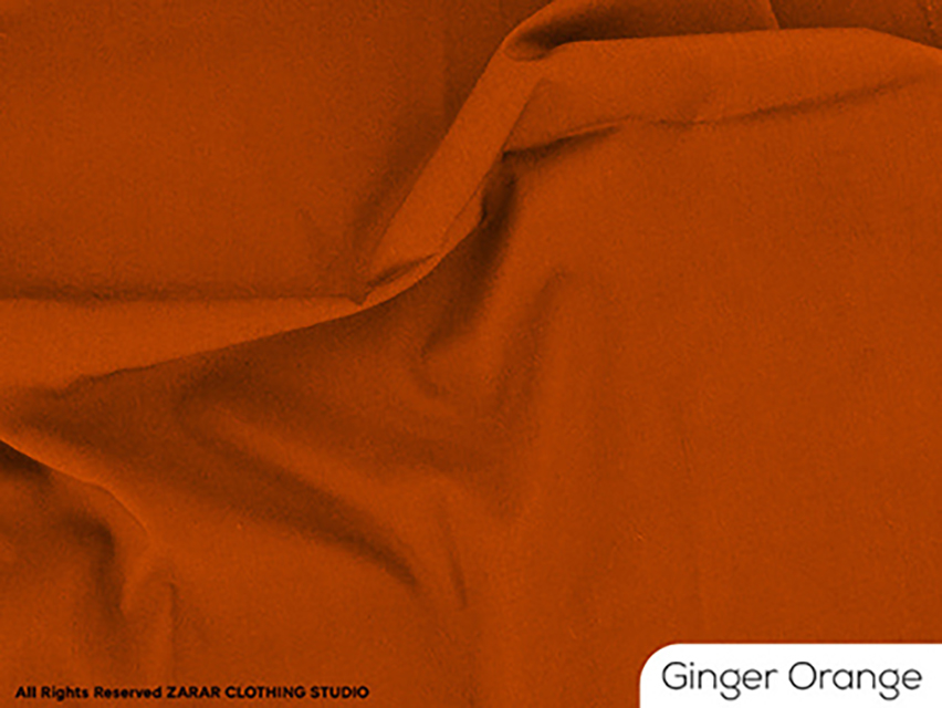 Ginger Orange (Cotton Delight) ZARAR CLOTHING STUDIO